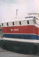 SRN4 Swift (GH-2004) being taken to the Hovercraft Museum